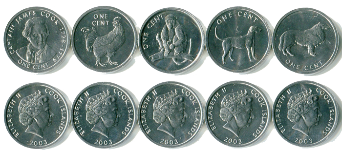 монеты острова кука
