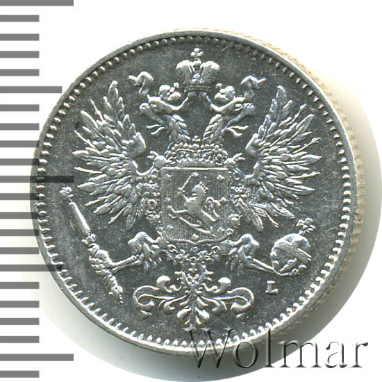 50 пенни 1911 г. L. Для Финляндии (Николай II) 