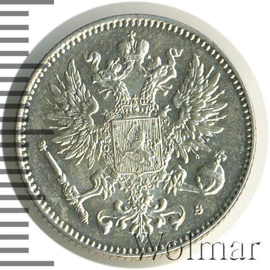 50 пенни 1916 г. S. Для Финляндии (Николай II) 